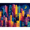 Urban glow | Paint by Number