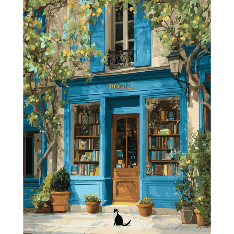 Where books live | Paint by Number