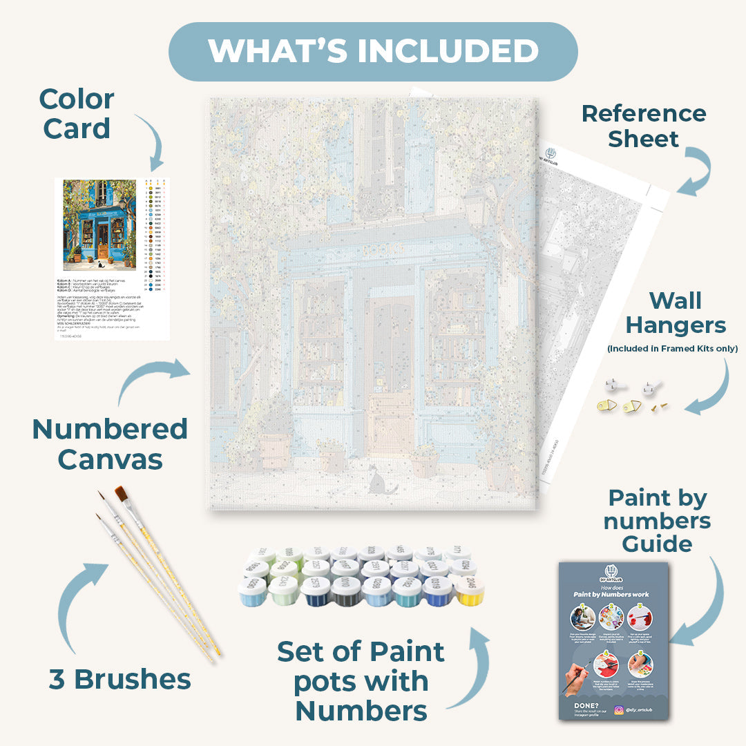 Where books live | Paint by Number