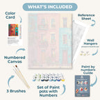 Colorful facades | Paint by Number