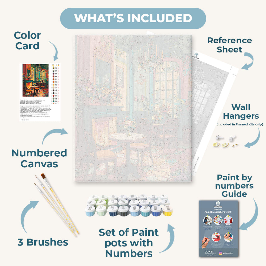 Art Deco salon | Paint by Number