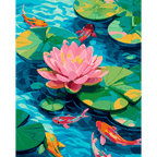 A Lotus bloom | Paint by Number