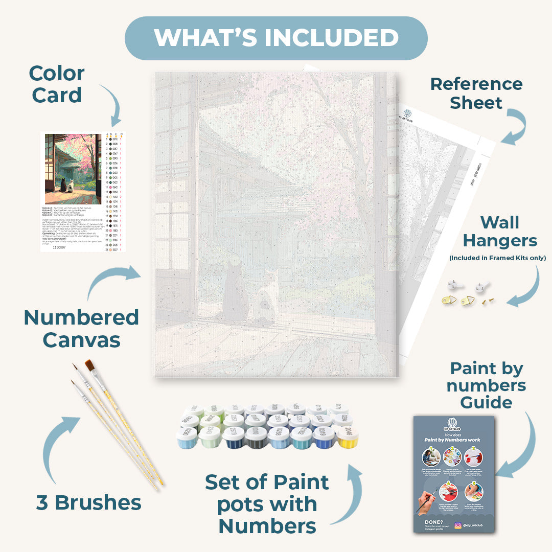 Japanese stillness | Paint by Number