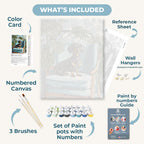 A posing Dachshund | Paint by Number