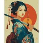 A warrior woman | Paint by Number