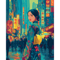 Geisha in Tokyo | Paint by Number