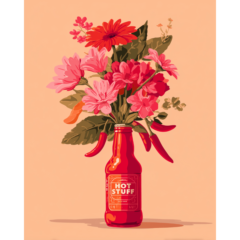 Spicy bouquet | Paint by Number