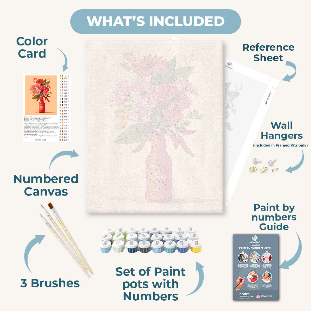 Spicy bouquet | Paint by Number