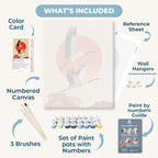 Two cranes | Paint by Number