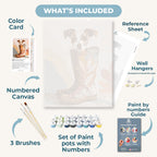 Pup in boot | Paint by Number