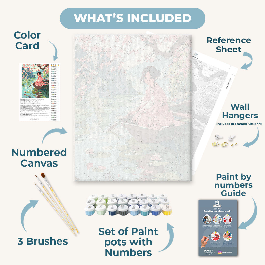 Under the Sakura | Paint by Number