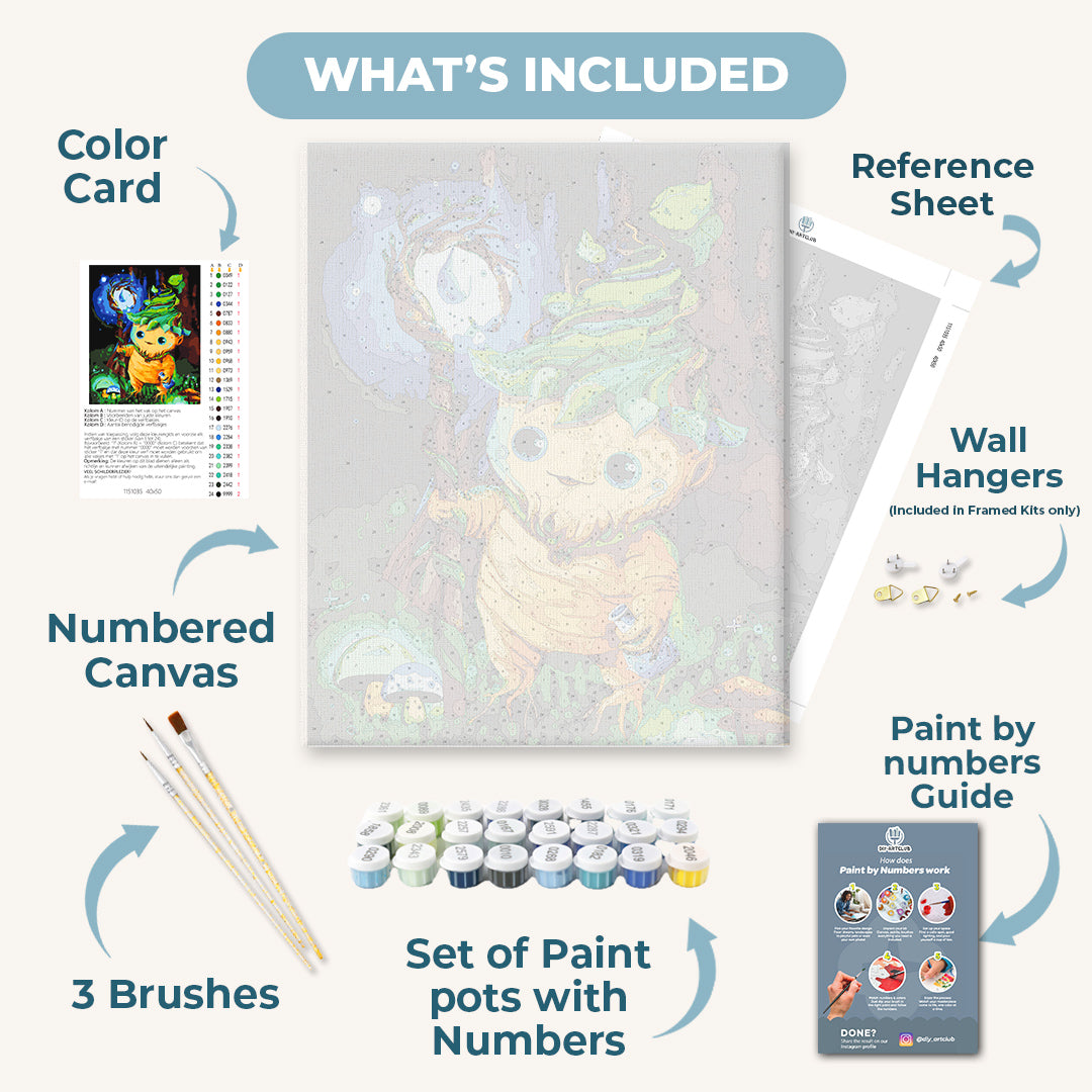 Alraune Druide - By Tiny Tami | Paint by Number