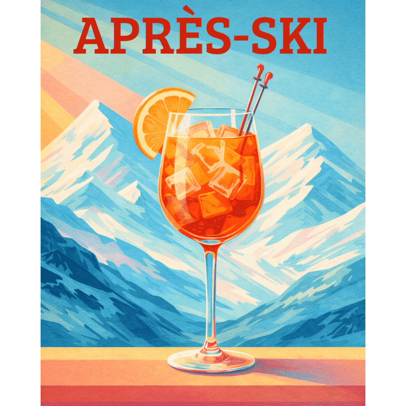 Après-Ski Aperol | Paint by Number