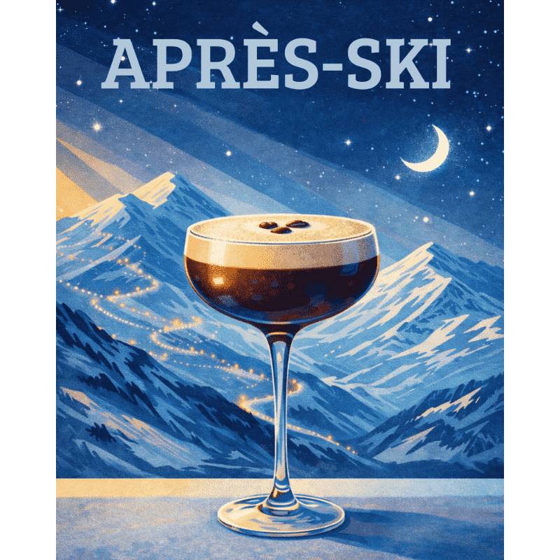 Après-Ski Espresso Martini | Paint by Number