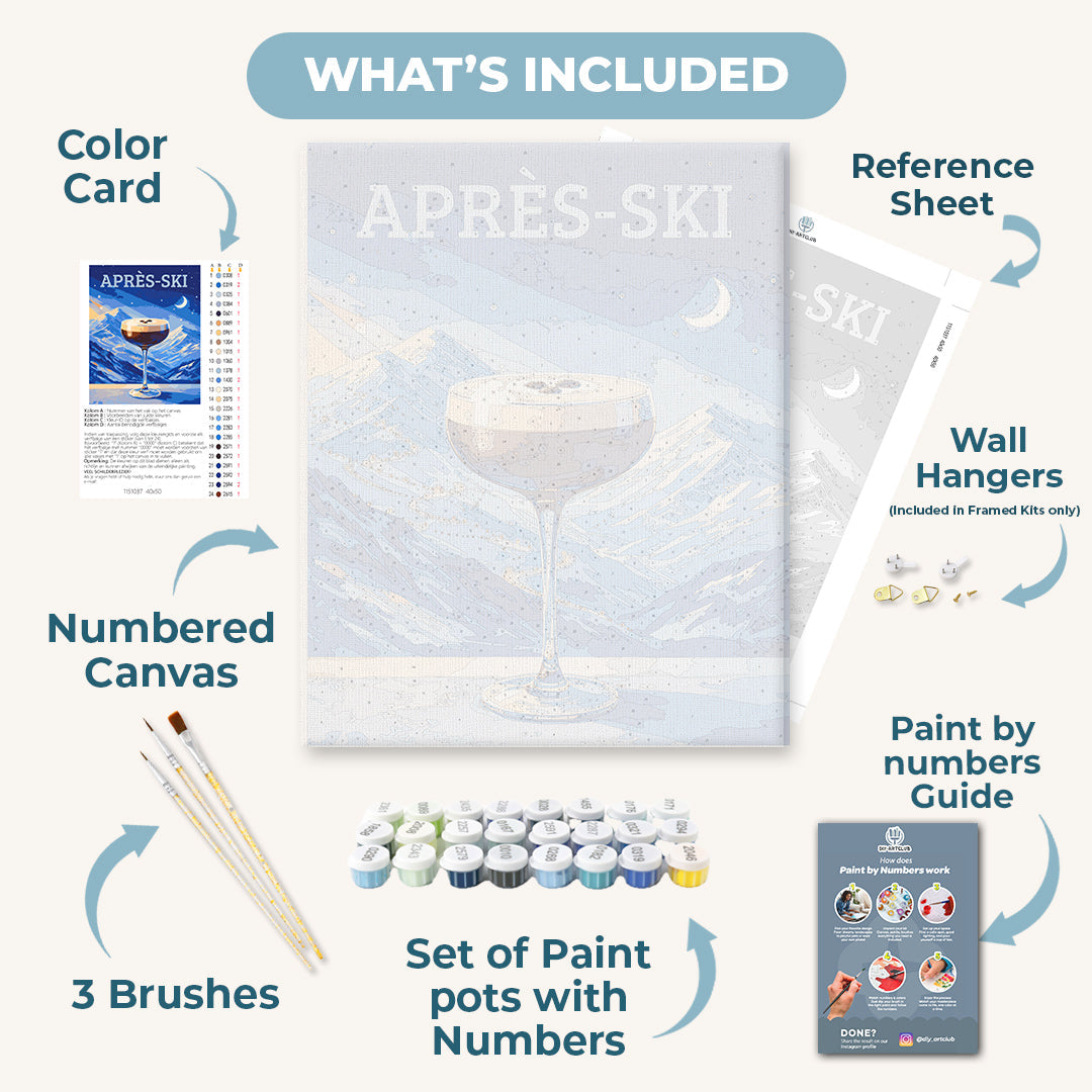 Après-Ski Espresso Martini | Paint by Number