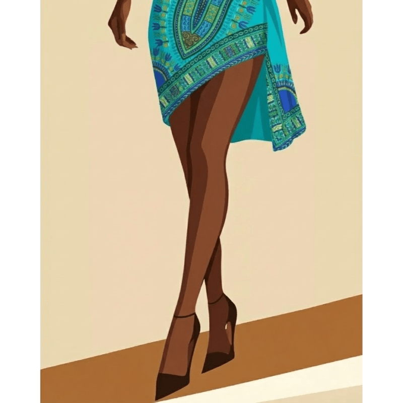 Elegant African Woman | Paint by Number