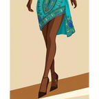 Elegant African Woman | Paint by Number