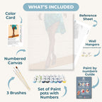 Elegant African Woman | Paint by Number