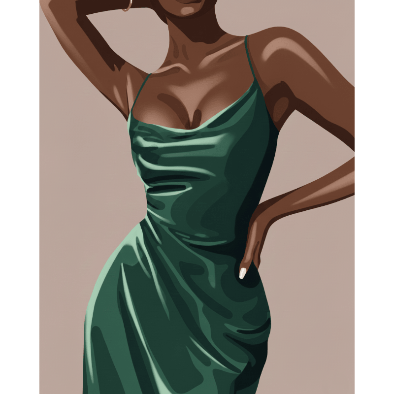 Elegant Lady | Paint by Number