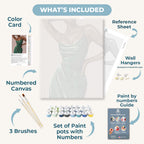 Elegant Lady | Paint by Number