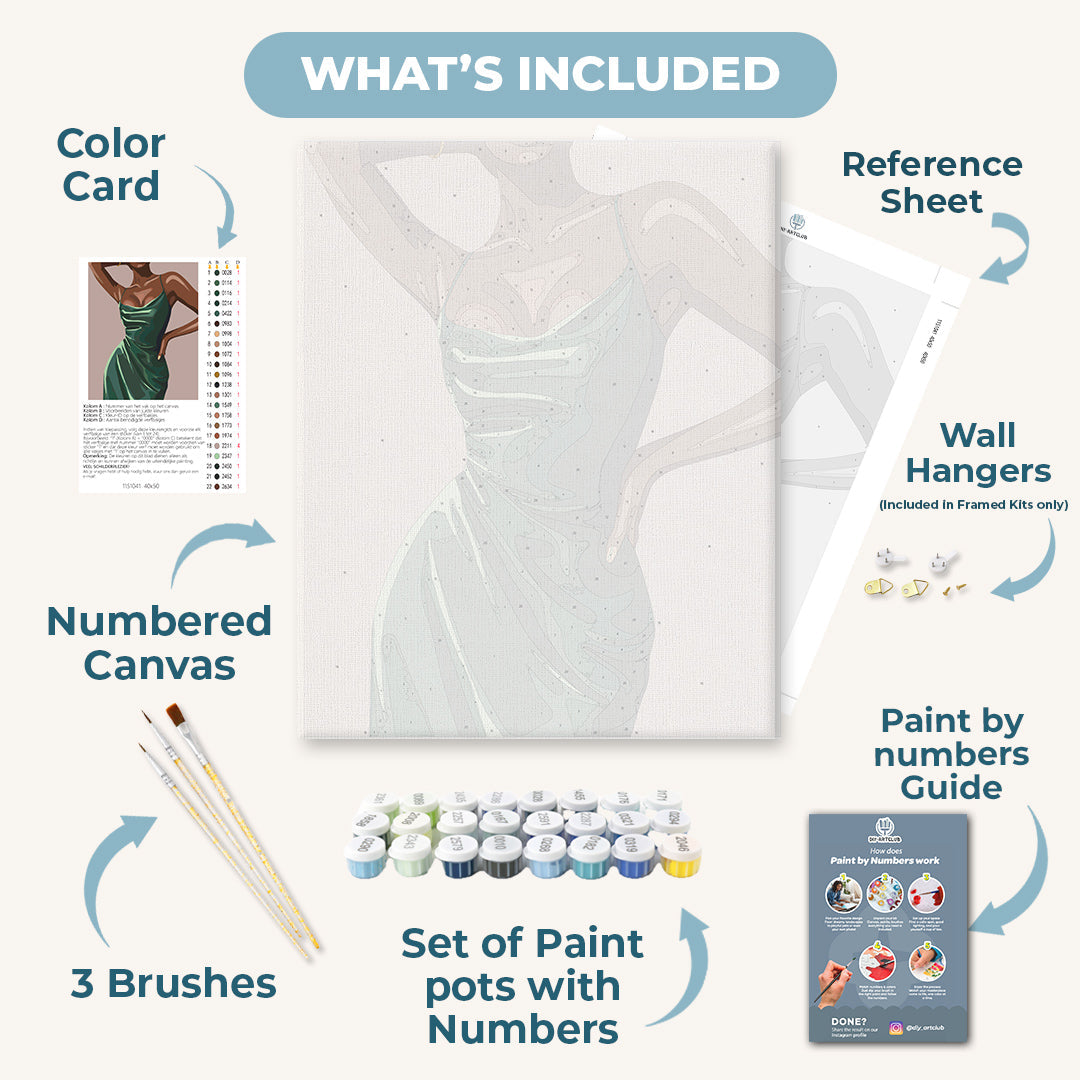 Elegant Lady | Paint by Number
