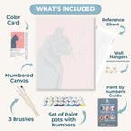 Smoking British Shorthair | Paint by Number