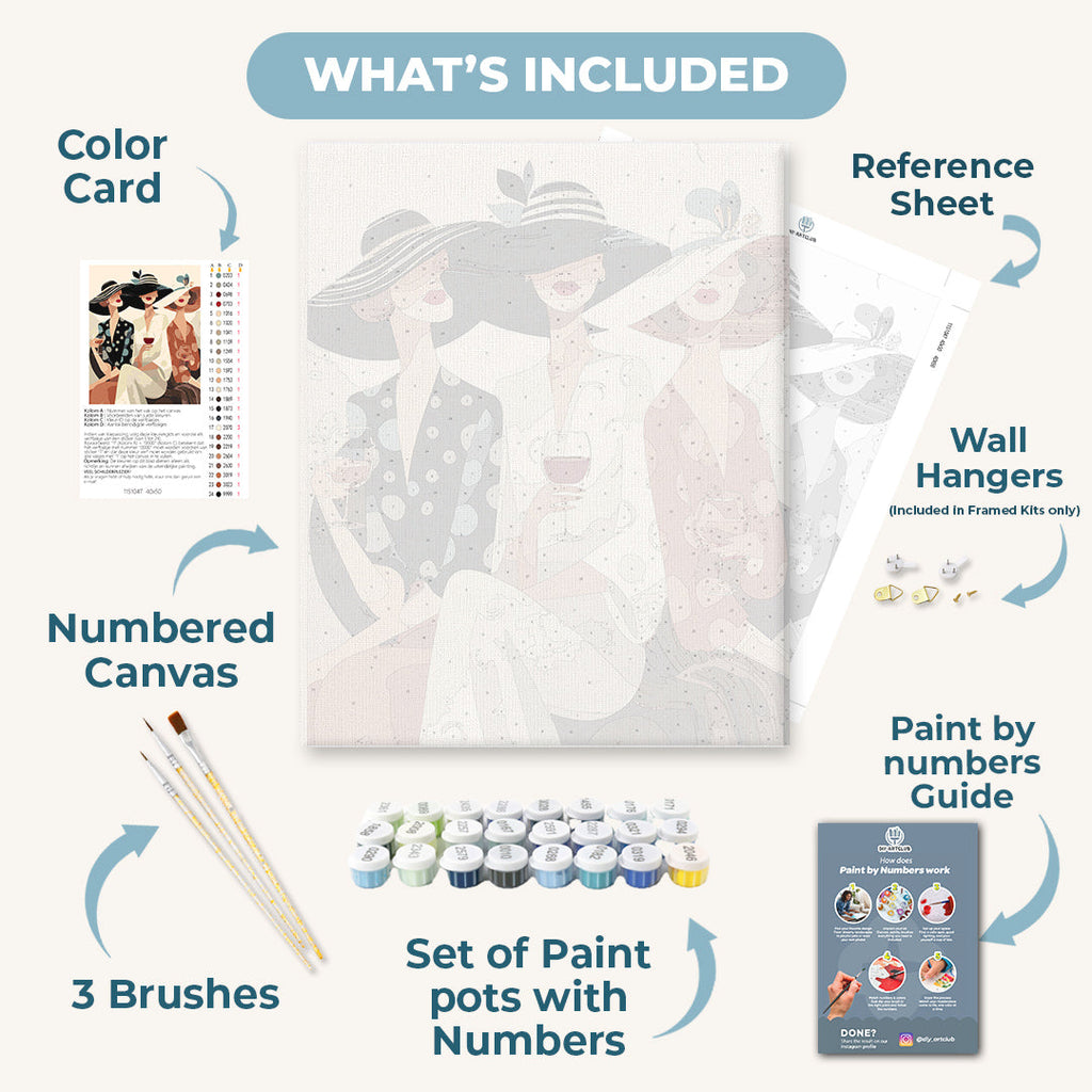 Wine time | Paint by Number