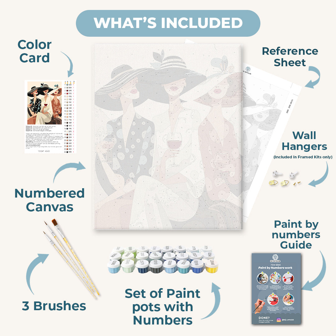 Wine time | Paint by Number