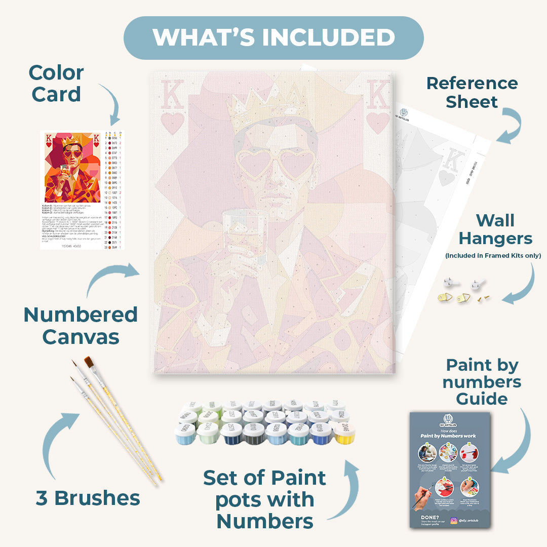 The King | Paint by Number