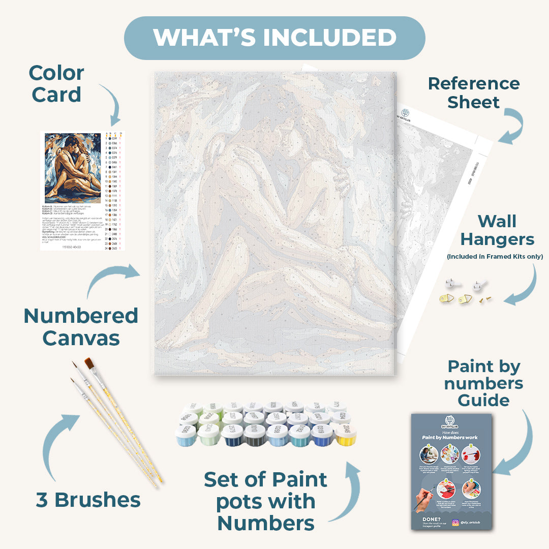 Sensual Lovers | Paint by Number