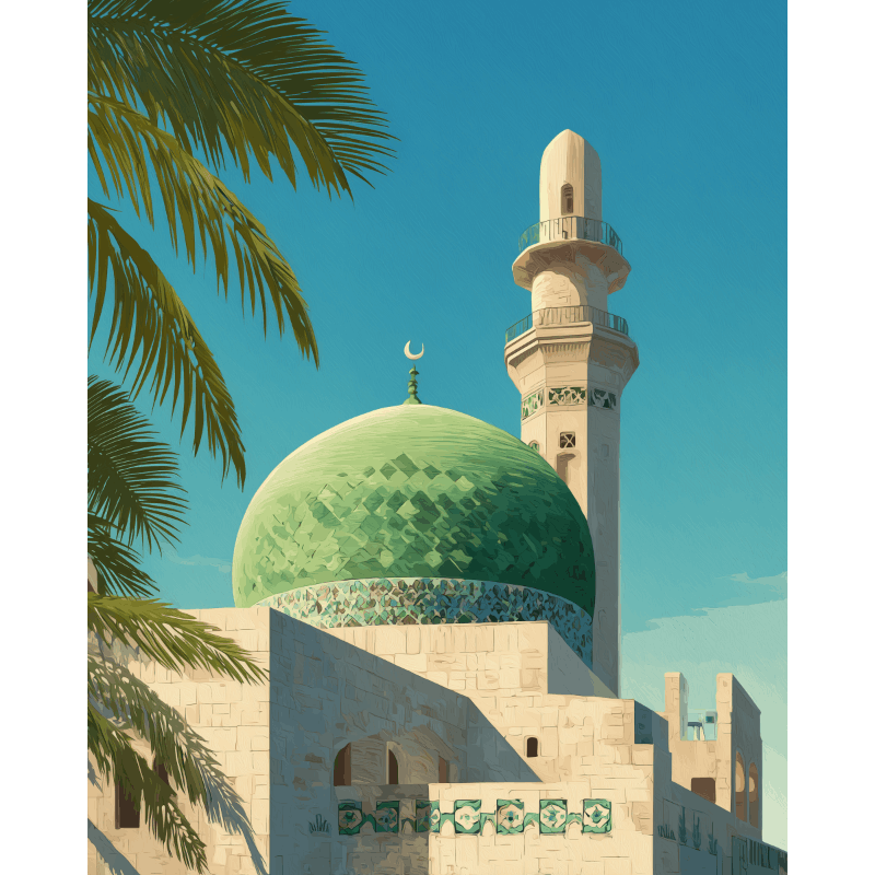 Mosque | Paint by Number