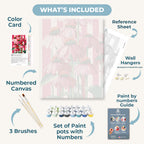 Vertical blooms | Paint by Number