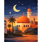 Under the crescent moon | Paint by Number