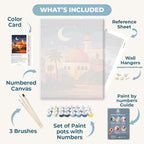 Under the crescent moon | Paint by Number