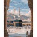 Toward the Kaaba | Paint by Number