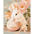 Floral bunny | Paint by Number