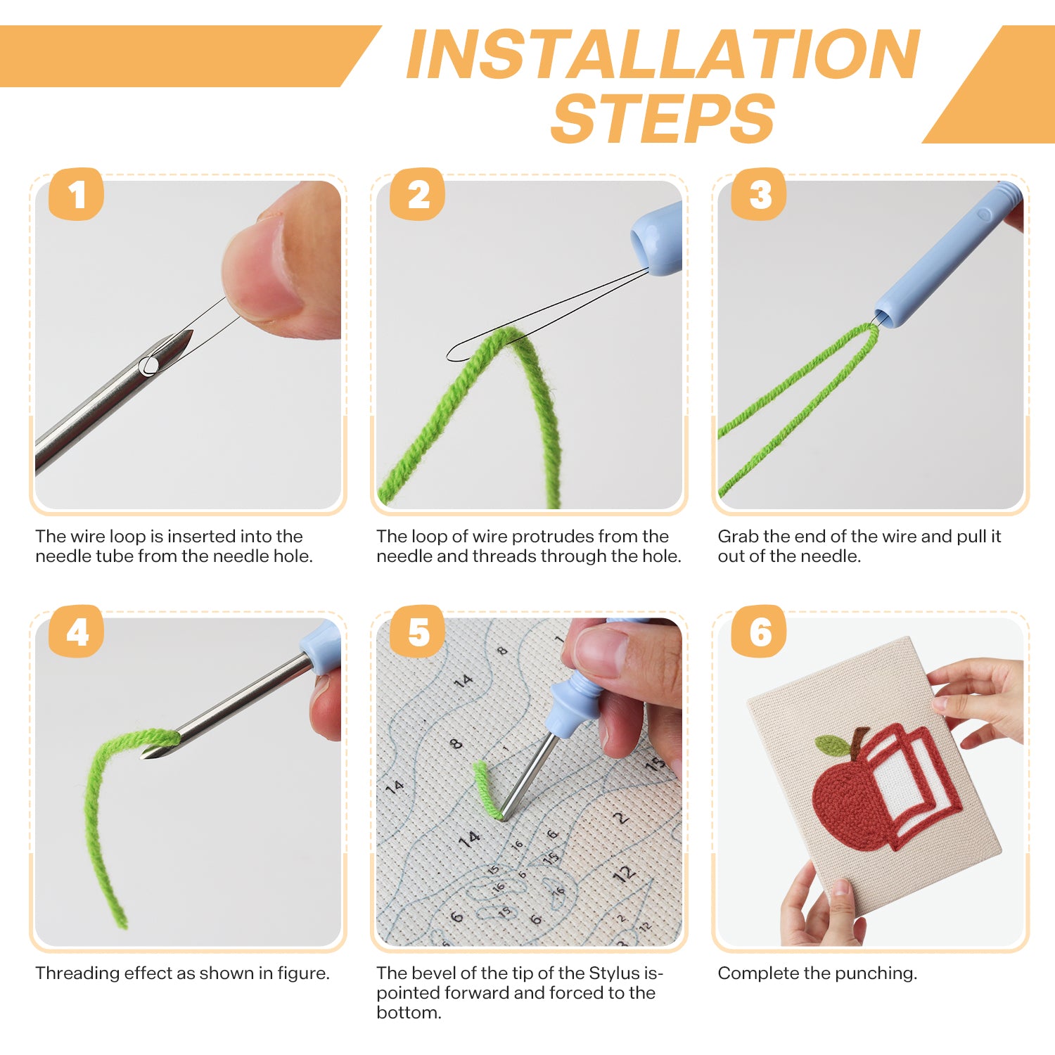 Everyday Objects 6 | Mini Punch Needle Kit