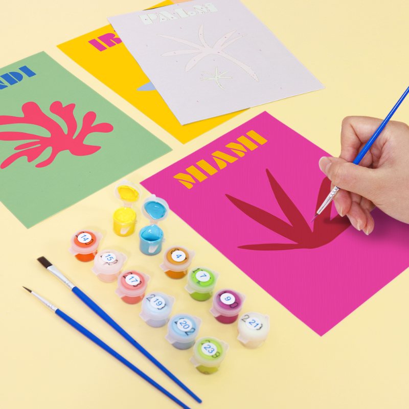 6 Mini Paintings - Coastal vibes set