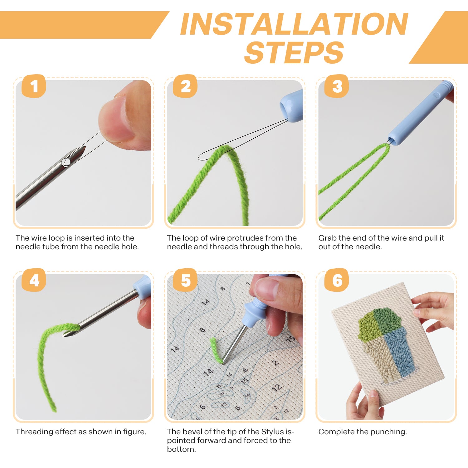 Potted Plants 2 | Mini Punch Needle Kit