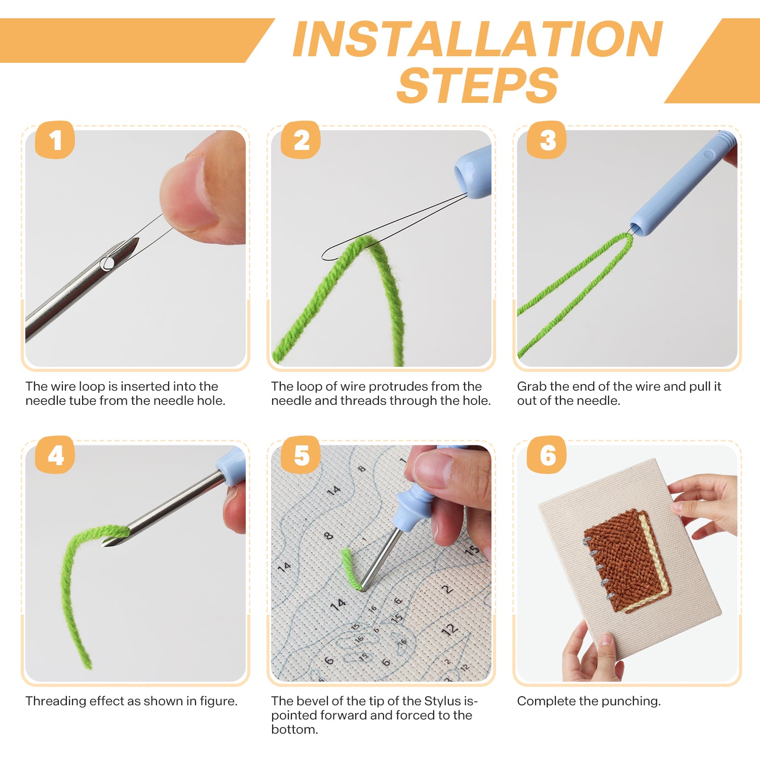 Stationery & Tools 5 | Mini Punch Needle Kit