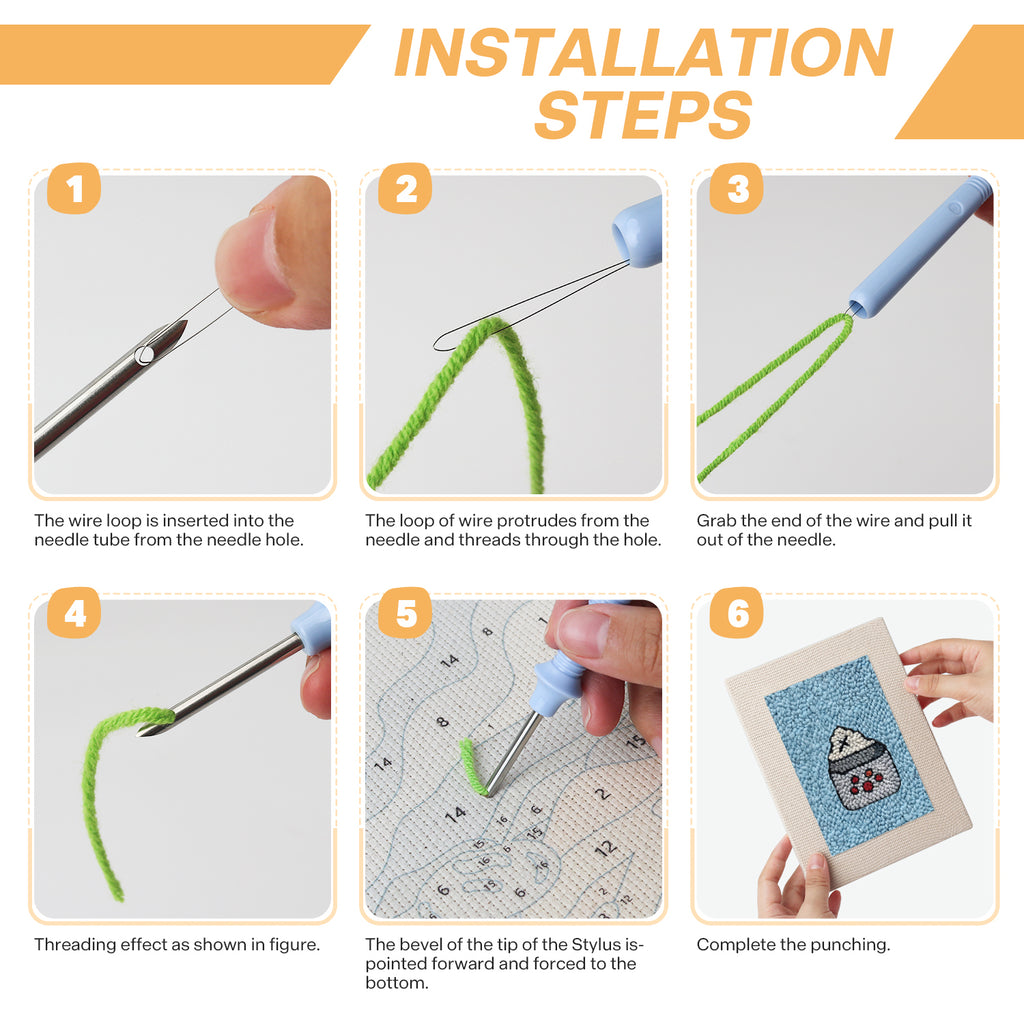 Everyday Objects 7 | Mini Punch Needle Kit