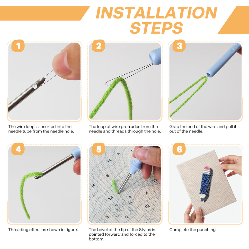 Stationery & Tools 2 | Mini Punch Needle Kit