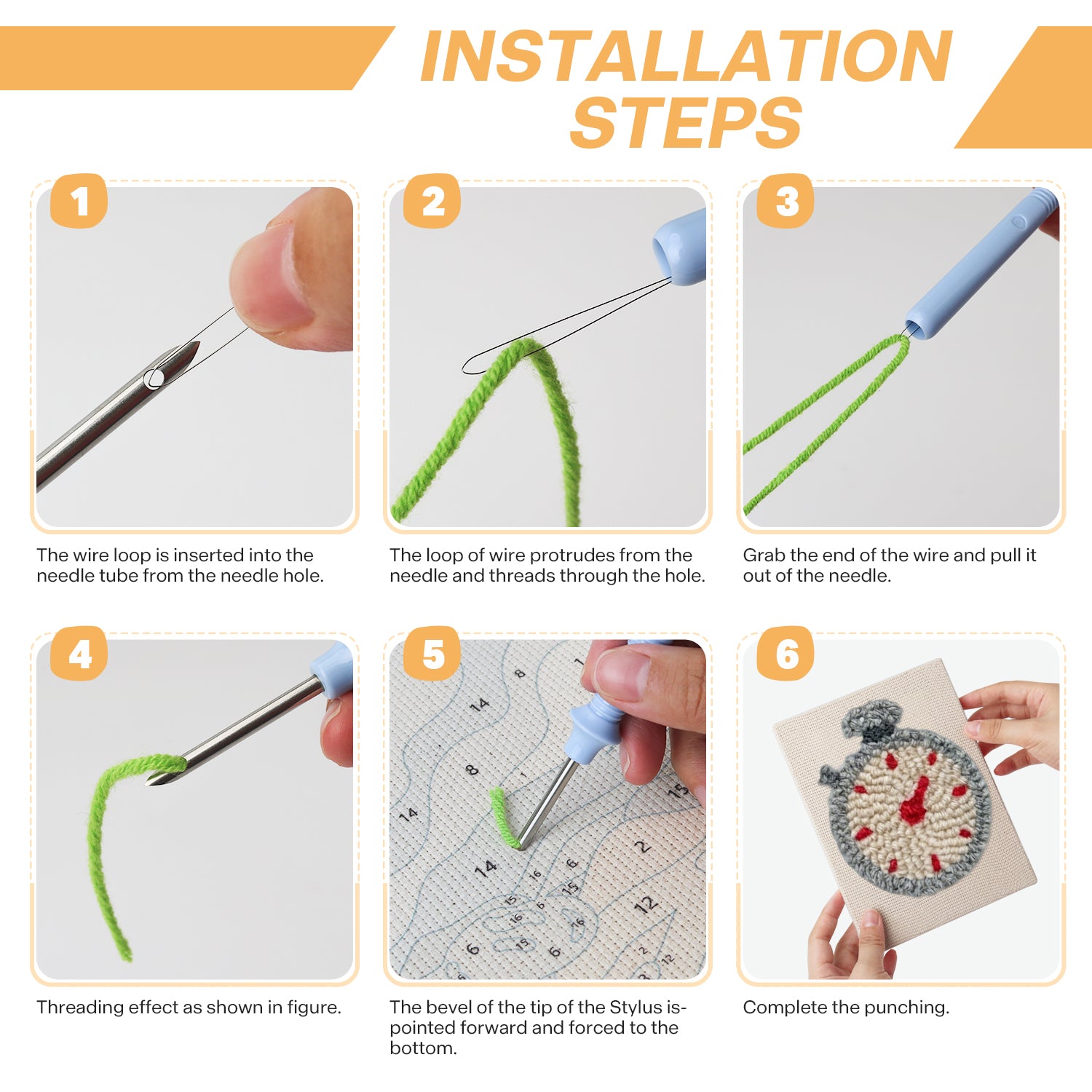 Racing & Tools 1 | Mini Punch Needle Kit