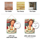 Metal Paint by Number Poster – Breakfast