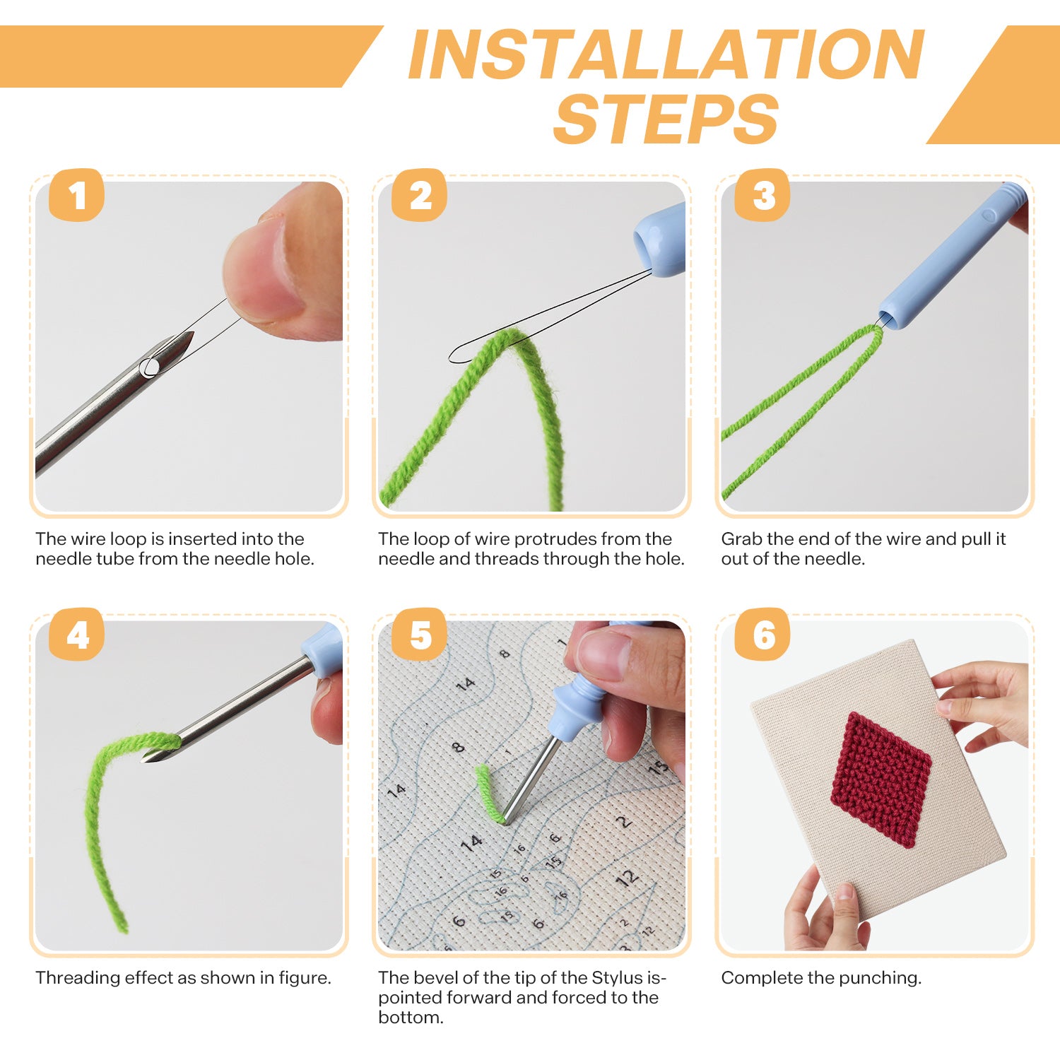 Playing Cards 1 | Mini Punch Needle Kit