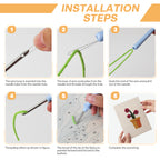 Floral Plants 4 | Mini Punch Needle Kit