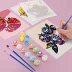 6 Mini Paintings - Disco Fruit Set