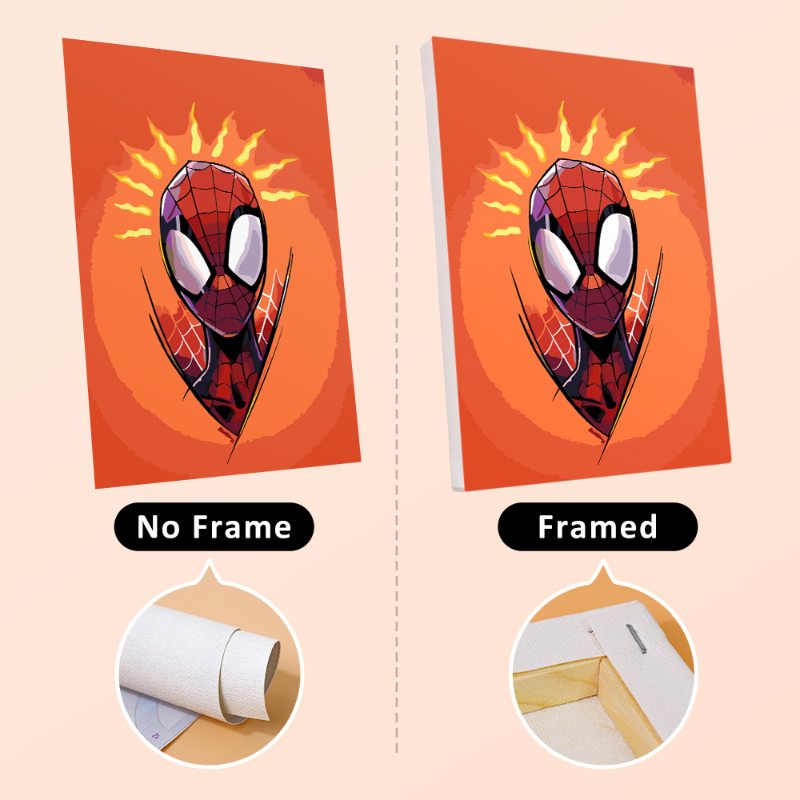 6 Mini Paintings - Superhero Set