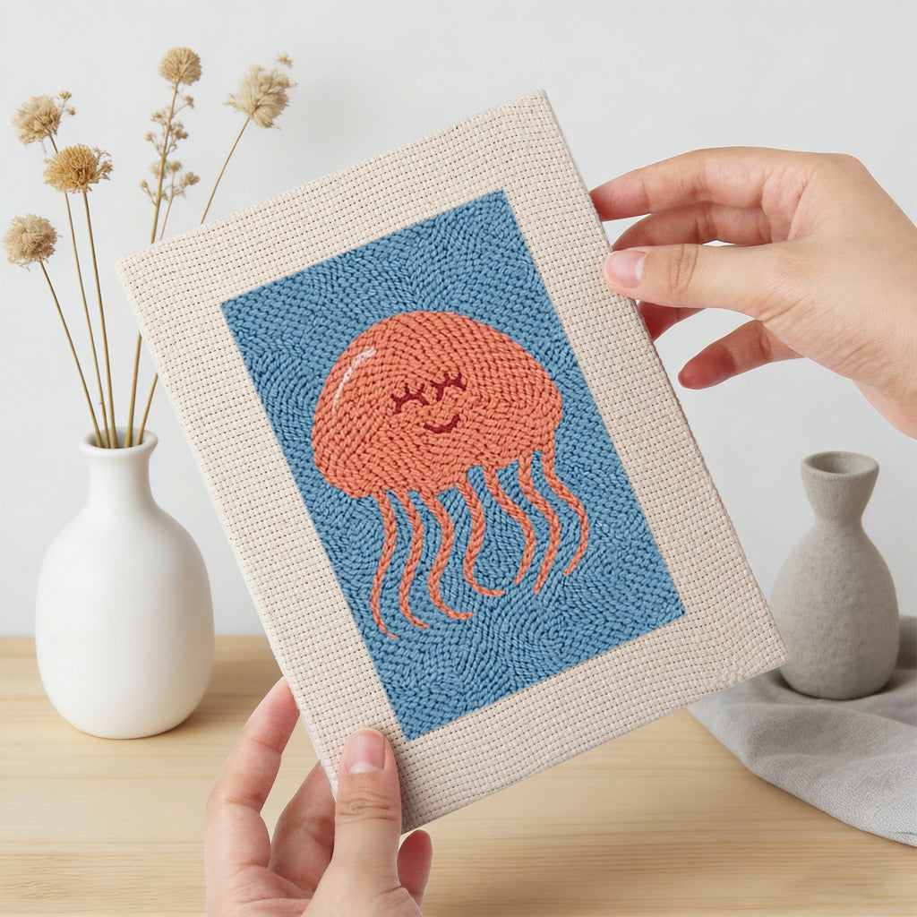 Sea Animals 9 | Mini Punch Needle Kit