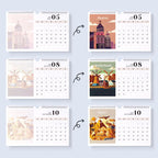 Paint by Numbers Calendar 2026 | Famous Landmarks Edition